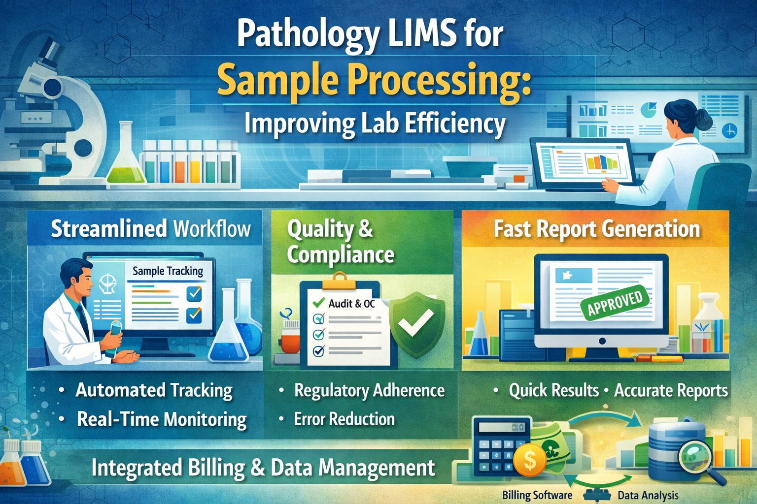 Pathology LIMS for Sample Processing